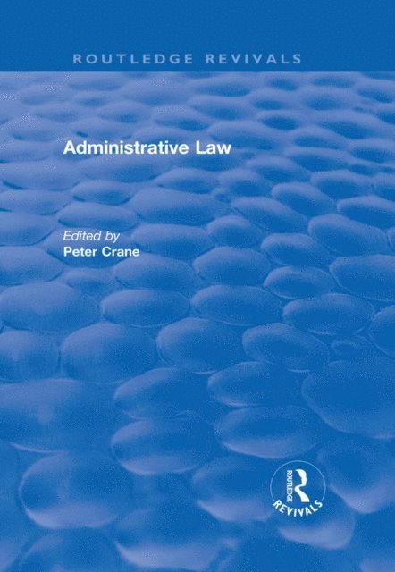 Steven Cann - Administrative Law, E-bok
