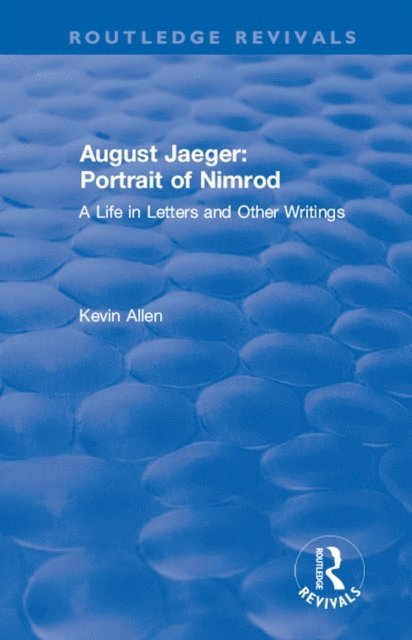 Kevin Allen - August Jaeger: Portrait of Nimrod, E-bok