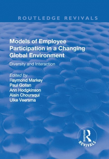 Ulrike Veersma, Alain Chouraqui, Ann Hodkinson, Paul Gollan, Ray Markey - Models of Employee Participation in a Changing Global Environment, E-bok