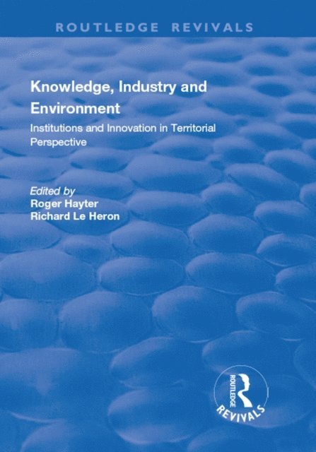 Roger Hayter, Richard Le Heron - Knowledge, Industry and Environment, E-bok