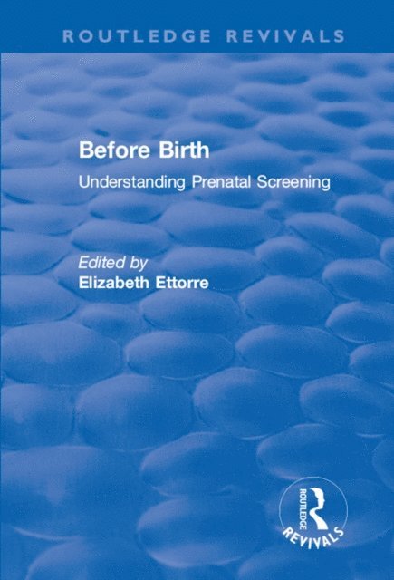 Elizabeth Ettorre - Before Birth, E-bok