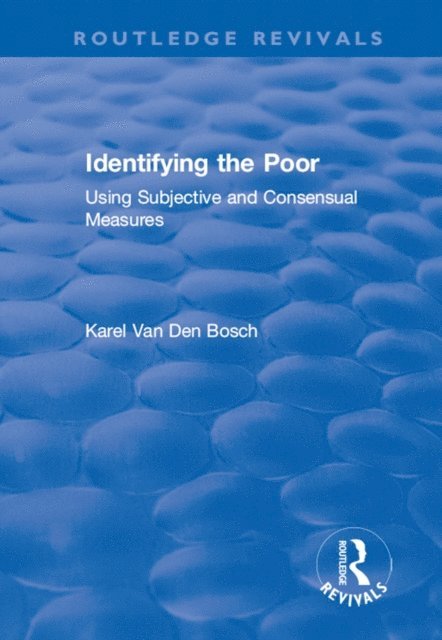 Karel Van Den Bosch - Identifying the Poor, E-bok