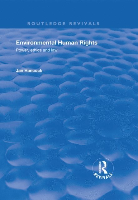 Jan Hancock - Environmental Human Rights, E-bok