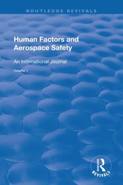 Don Harris, Helen Muir - Human Factors and Aerospace Safety, E-bok