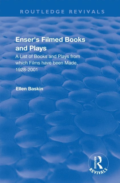 Ellen Baskin - Ensera  s Filmed Books and Plays, E-bok