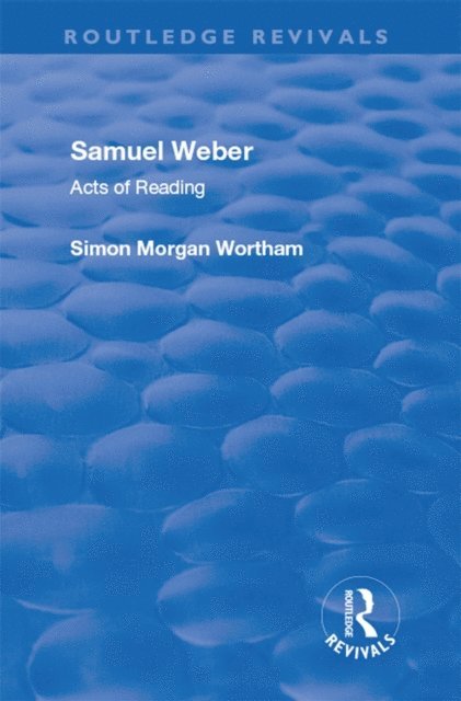Simon Morgan Wortham - Samuel Weber, E-bok