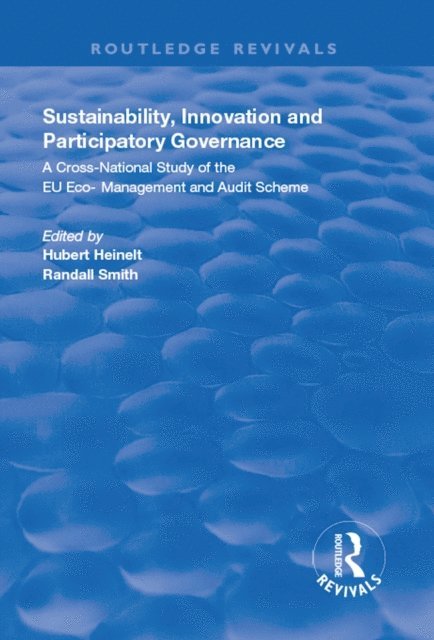 Hubert Heinelt, Randall Smith - Sustainability, Innovation and Participatory Governance, E-bok