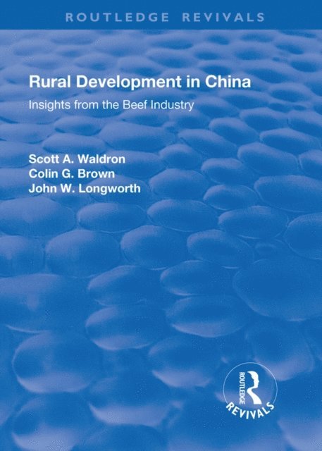 Colin G. Brown, Scott A. Waldron - Rural Development in China, E-bok