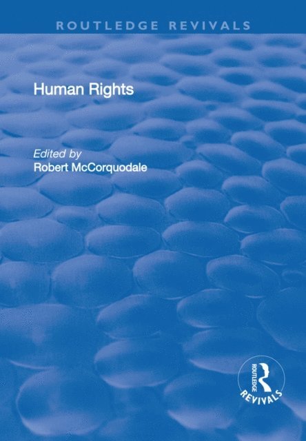 Robert McCorquodale - Human Rights, E-bok