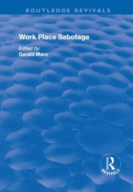 Gerald Mars - Work Place Sabotage, E-bok