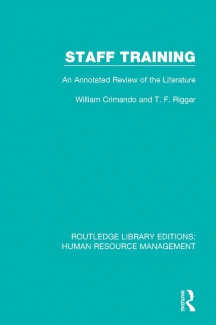 T. F. Riggar, William Crimando - Staff Training, E-bok