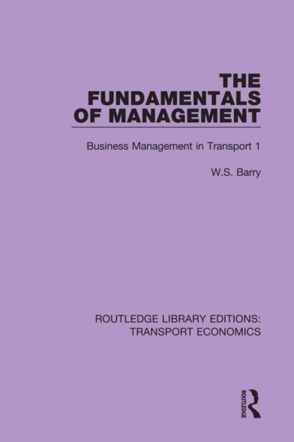 W.S. Barry - Fundamentals of Management, E-bok