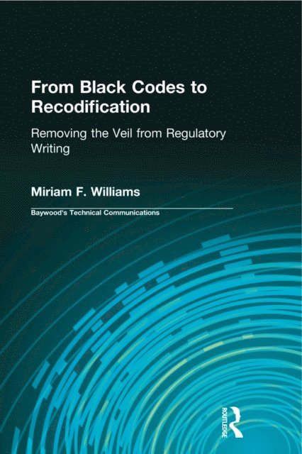 Miriam Williams - From Black Codes to Recodification, E-bok