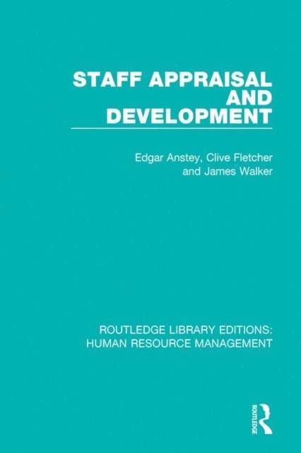 James Walker, Clive Fletcher, Edgar Anstey - Staff Appraisal and Development, E-bok