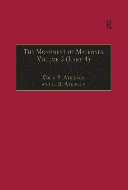 Colin B. Atkinson - Monument of Matrones Volume 2 (Lamp 4), E-bok