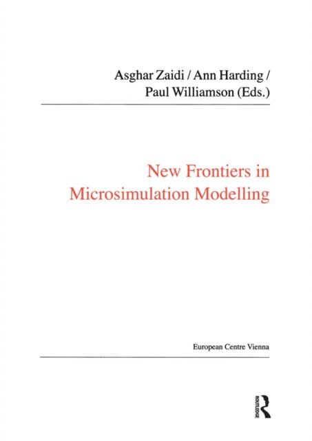 Ann Harding - New Frontiers in Microsimulation Modelling, E-bok
