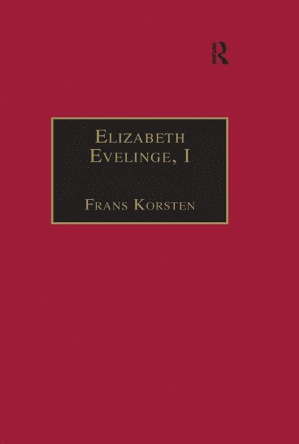 Frans Korsten - Elizabeth Evelinge, I, E-bok