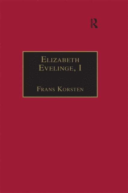 Frans Korsten - Elizabeth Evelinge, I, E-bok