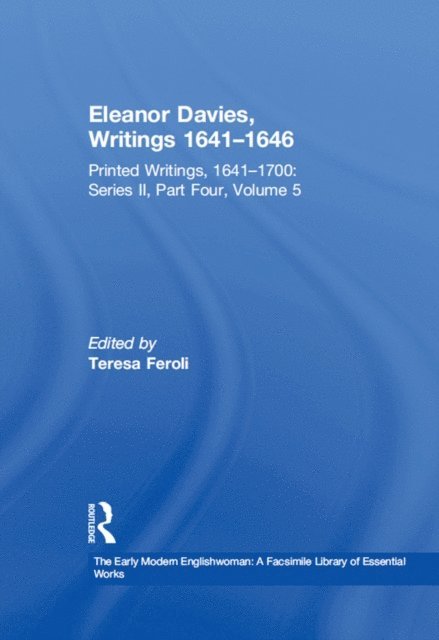 Teresa Feroli - Eleanor Davies, Writings 1641,1646, E-bok
