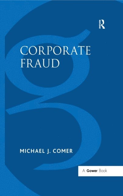 Michael J. Comer - Corporate Fraud, E-bok. Tillgänglighet: Lägg i varukorg