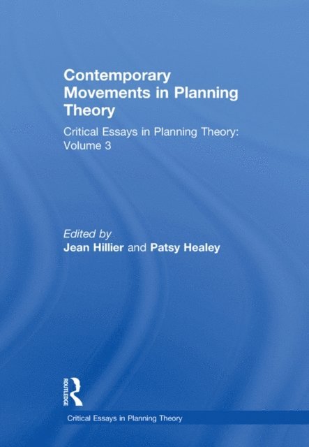 Patsy Healey, Jean Hillier - Contemporary Movements in Planning Theory, E-bok