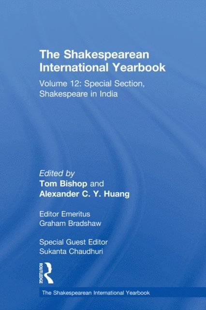 Sukanta Chaudhuri - Shakespearean International Yearbook, E-bok