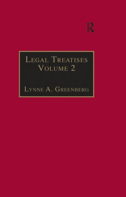 Lynne A. Greenberg - Legal Treatises, E-bok