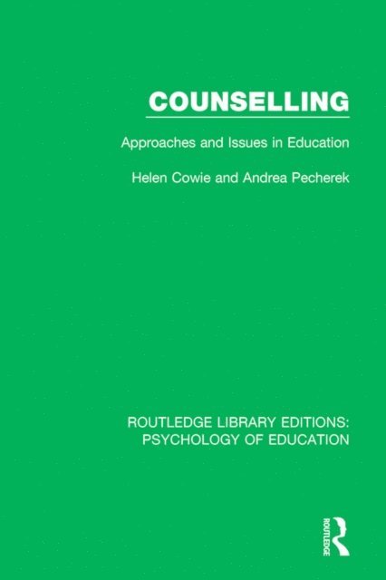 Andrea Pecherek, Helen Cowie - Counselling, E-bok