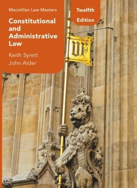 Keith Syrett, John Alder - Constitutional and Administrative Law, E-bok