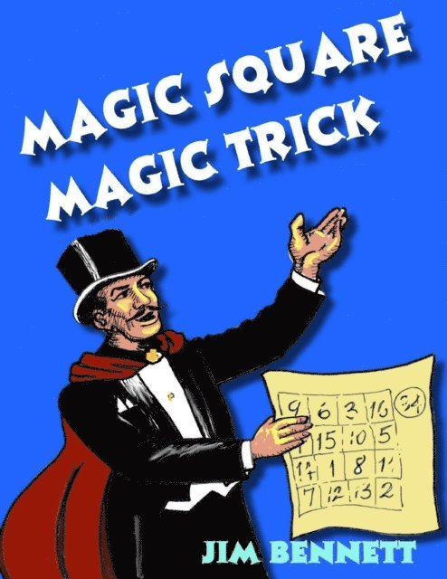 Jim Bennett - Magic Square Magic Trick, E-bok