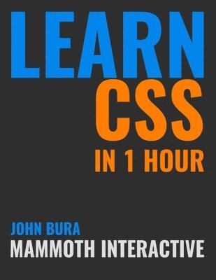 John Bura - Learn CSS in 1 Hour, Häftad