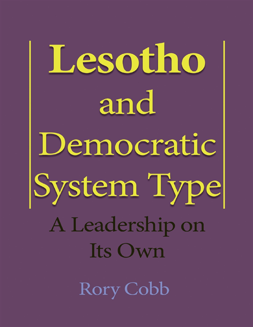 Rory Cobb - Lesotho and Democratic System Type, E-bok