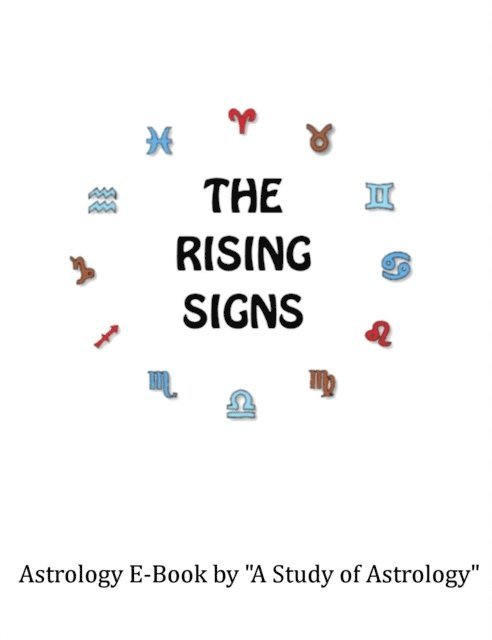 Study Of Astrology - Rising Signs, E-bok. Tillgänglighet: Lägg i varukorg