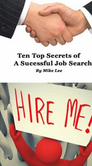 Mike Lee - Ten Top Secrets of a Successful Job Search, E-bok