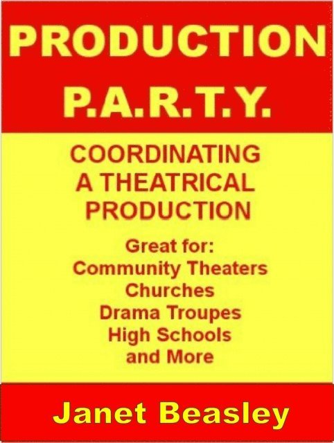 Janet Beasley - Production P.A.R.T.Y. Coordinating a Theatrical Production, E-bok. Tillgänglighet: Lägg i varukorg
