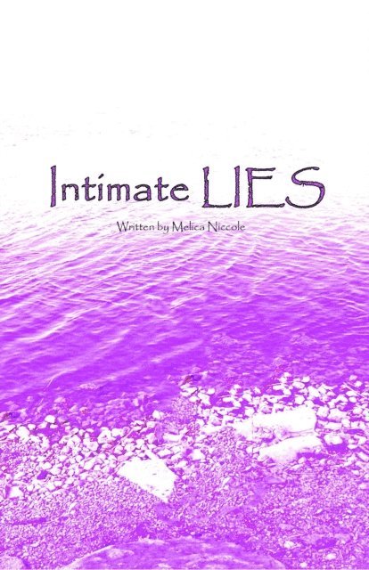 Melica Niccole - Intimate Lies, E-bok
