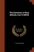 The Questions of King Milinda, Part II Sbe36