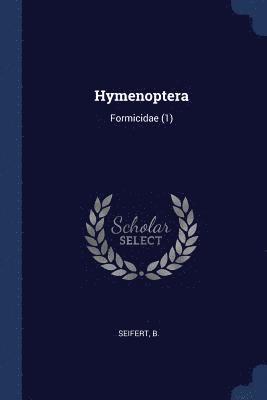 B Seifert - Hymenoptera, Häftad