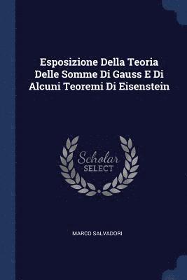 Marco Salvadori - Esposizione Della Teoria Delle Somme Di Gauss E Di Alcuni Teoremi Di Eisenstein, Häftad. Tillgänglighet: Lägg i varukorg