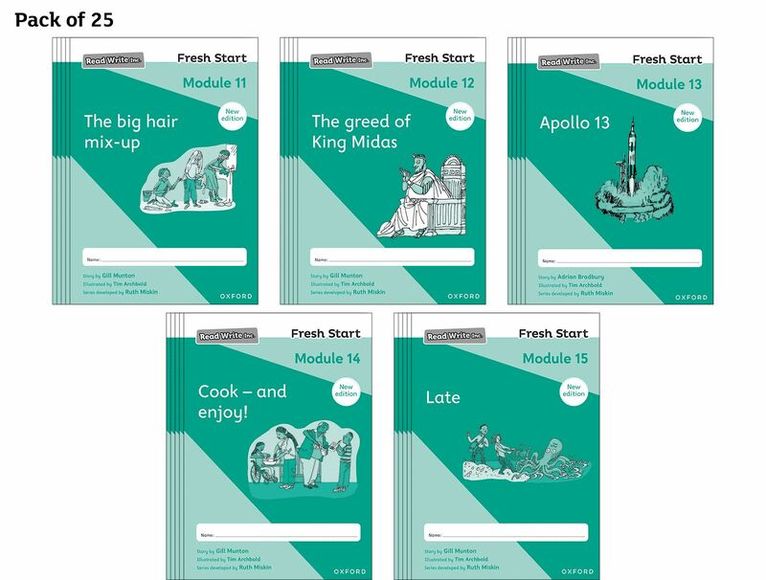Gill Munton, Adrian Bradbury - Read Write Inc. Fresh Start: 2024 Modules 11-15 - Pack of 25, Häftad