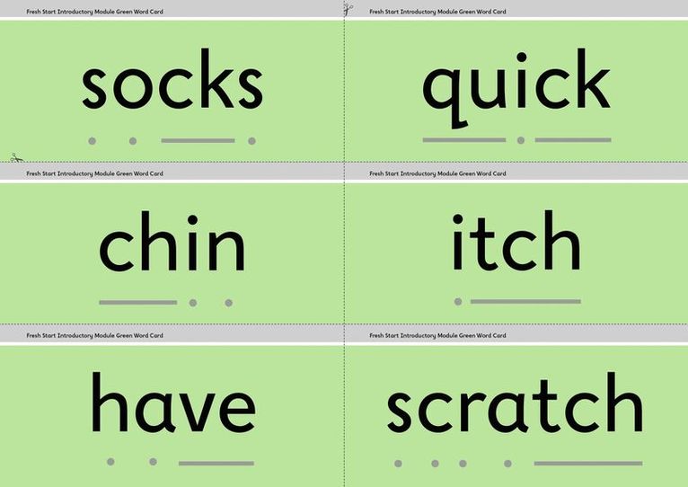 Read Write Inc. Fresh Start: 2024 Module Green Word Cards, Övrigt