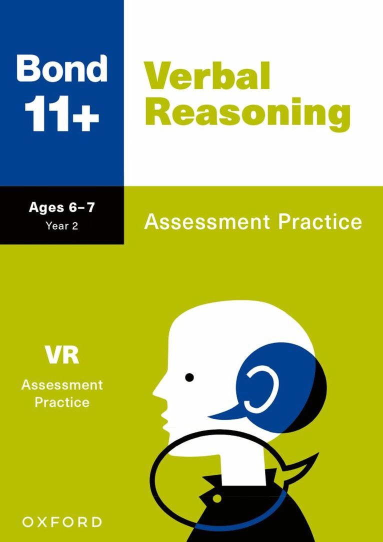 Jane Cooney, Bond 11+ - Bond 11+ Verbal Reasoning Assessment Practice Papers Age 6-7 | For GL Assessment & other 11 plus exams, Häftad. Tillgänglighet: Lägg i varukorg