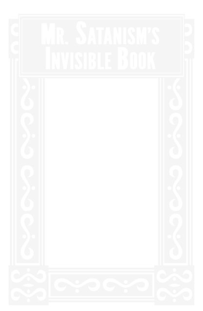 Mr. Satanism - Mr. Satanism's Invisible Book, E-bok. Tillgänglighet: Lägg i varukorg