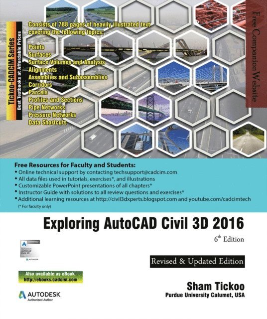 Sham Tickoo - Exploring AutoCAD Civil 3D 2016, E-bok. Tillgänglighet: Lägg i varukorg