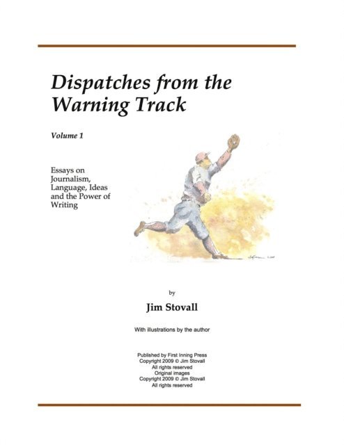 Jim Stovall - Dispatches from the Warning Track, E-bok