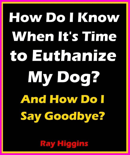 Ray Higgins - How Do I Know When It's Time to Euthanize My Dog?: How Do I Say Goodbye?, E-bok