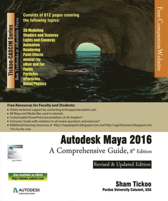 Sham Tickoo - Autodesk Maya 2016: A Comprehensive Guide, E-bok. Tillgänglighet: Lägg i varukorg