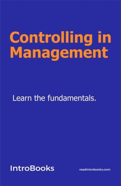 IntroBooks Team - Controlling in Management, E-bok. Tillgänglighet: Lägg i varukorg