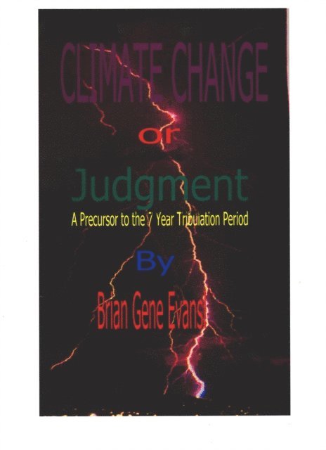Brian Evans - Climate Change or Judgement, E-bok