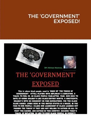 Nelson Norman - 'Government' Exposed!, Häftad. Tillgänglighet: Lägg i varukorg